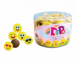 DIPPO 5 GR SMILE MILK CHOCOLATE*100 PVC