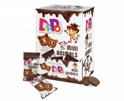 DİPPO 7 GR MINI ANIMALS MILK CHOCOLATE * 125 PACK