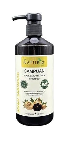 NATURIX SHAMPOO 600 ML BLACK GARLIC *12