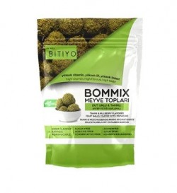 BİTİYO 100 GR BOMMIX TAHINI-MULBERRY ENERGY BALL*50