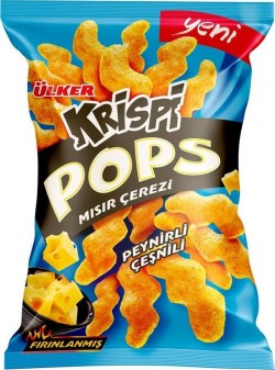 ÜLKER (1074-00) CRYSPI CHEESE CORN SNACK 40GR*24