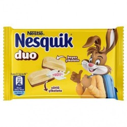 NESTLE NESQUIK CHOCOLATE DUO SQUARE 70GR*6