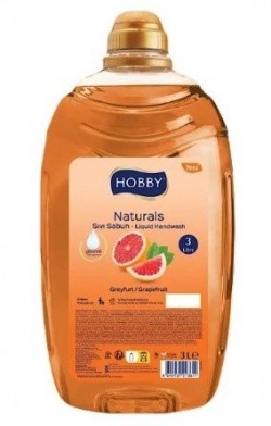 HOBBY 3000 ML NATURAL LIQUID SOAP GRAPEFRUIT*4