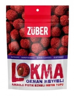 ZÜBER LOKMA 96 GR WITH FOREST FRUIT AND PEANUT BUTTER *12