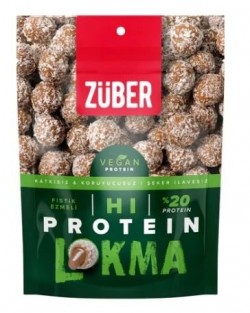ZÜBER HI PROTEIN LOKMA 84 GR WITH PEANUT BUTTER*12