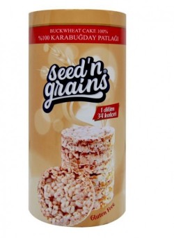 SEED'N 125 GR 100% BUCKWheat Puff*12