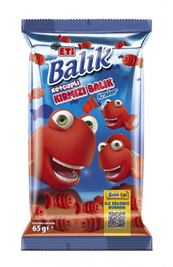 ETİ (8333248) FISH CRACKER RED 65GR*18