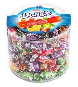 SENCER DAMIX 500 GR FRUIT FILLED SOFT CANDY PVC*12