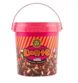 KAHVE DÜNYASI BONTE 400 GR MILK CHOCOLATE COATED ORANGE*18