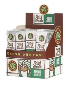 KAHVE DÜNYASI 3 IN 1 18 GR HAZELNUT FLAVOURED*40