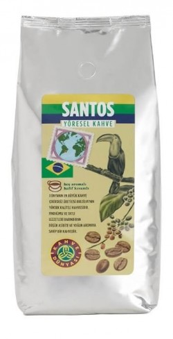 KAHVE DÜNYASI TRADITIONAL 1000 GR ROASTED BEANS SANTOS*10