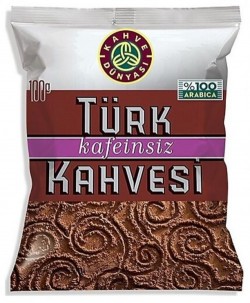 KAHVE DÜNYASI TURKISH COFFEE 100 GR DECAFFEINE*12