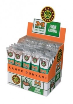 KAHVE DÜNYASI 2/1 12 GR HAZELNUT FLAVOURED*40