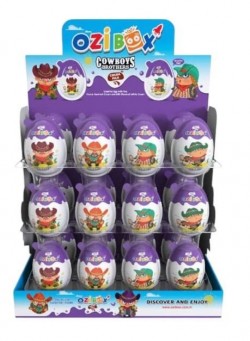 OZIBOX SURPRISE EGG 20 GR COWBOY CHICKEN*24