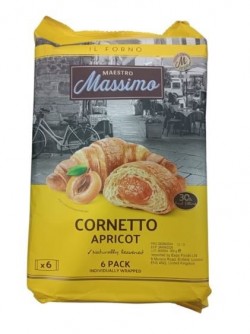 MASSIMO 45 GR CROISSANT WITH APRICOTS IN BAGS MP*12