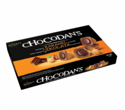 ŞÖLEN SQUARE CHOCODANS HAZELNUT 125GR*12