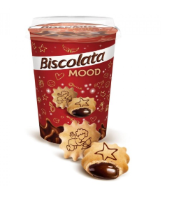 ŞÖLEN BISCOLATA MOOD PLASTIC BOX RED 125 GR * 24