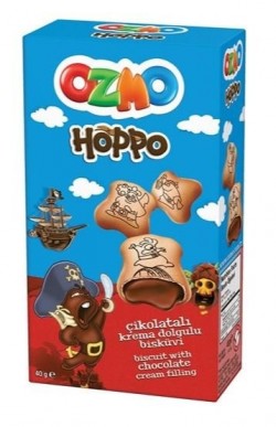 ŞÖLEN OZMO HOPPO CHOCOLATE 40 GR*12