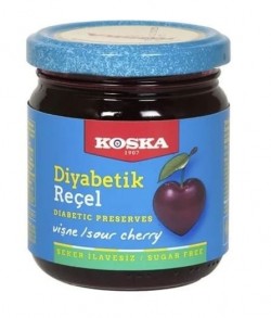 KOSKA 240 GR DIABETIC CHERRY JAM*6