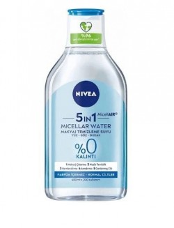 NIVEA MICELAR 400ML MAKEUP REMOVER NORMAL*5
