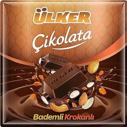 ÜLKER (1519-05) CHOCOLATE HONEY ALMOND MILK CROQUET 60GR*6
