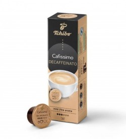 TCHIBO CAFISSIMO CREAMY 10-CAPSULE COFFEE DECAFFEINE-FREE*8