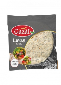 GAZAL TORTILLA 20 CM (45GR*10PCS)450 GR*12