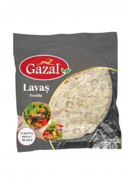 GAZAL TORTILLA 30CM (90GR*12PCS)1080GR*12