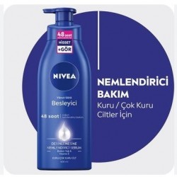 NIVEA 400ML MILK BODY MILK PUMP LOTION*12
