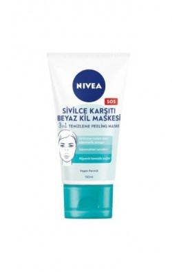 NIVEA 3IN1 WHITE CLAY MASK 150ML*12