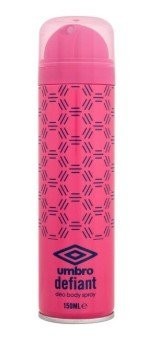 UMBRO LADIES BODY SPRAY 150 ML DEFIANT*6
