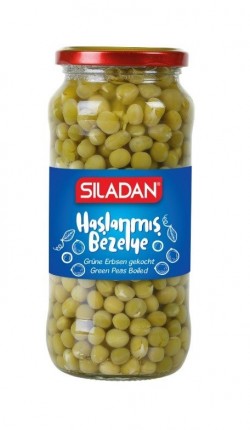 SILADAN 580 GR GLASS BOILED PEAS *12