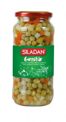 SILADAN 580 GR GLASS BOILED GARNITURE *12