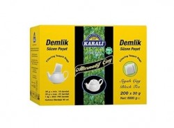 KARALİ ÇAY ALTERNATIVE BLACK TEAPOT BAG 30GR*200PCS*1