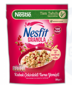 NESTLE NESFIT GRANOLA WITH PUMPKIN SEEDS AND CRANE NUTS 300GR*7
