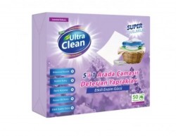 ULTRA CLEAN Laundry Detergent Leaves 50 LEAVES LAVENDER*24