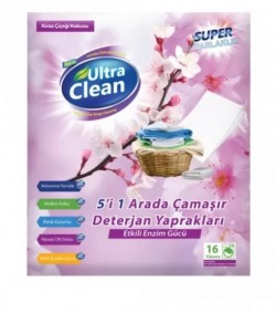 ULTRA CLEAN Laundry DETERGENT LEAVES 16 TBS CHERRY BLOSSOM*48