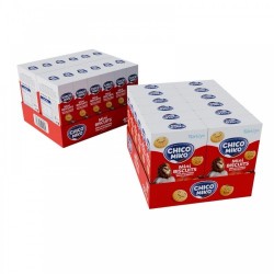 CHICO MICO 40 GR MINI BISCUITS STRAWBERRY CREAM FILLED BISCUITS*12