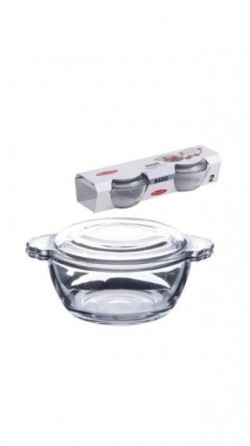 (97343)P.BAHÇE BASIC PORCAM LID MINI POT 2 PIECES * 6