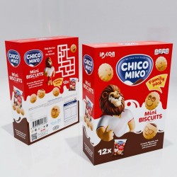 CHICO MIKO 300 GR (25GRX12) MINI BISCUITS CHOCOLATE*12
