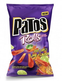 PATOS ROLLS CHILI LIME 109 GR*24