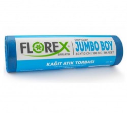 FLOREX BLUE PAPER WASTE PRINTED*10