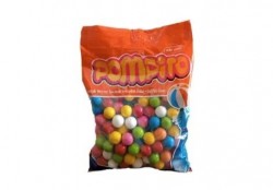 BEBETO 1 KG POMPITO MIXED FRUIT FLAVORED GUM*12
