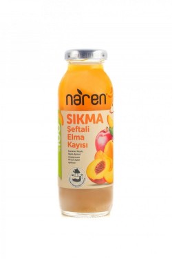 NAREN 250 ML 100% SQUEEZED PEACH APPLE APRICOT*12