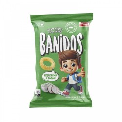 BANIDOS 18 GR CORN SNACKS SOUR CREAM ONION *60