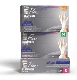 REFLEX FLEX 100 PCS WHITE (L/XL) GLOVES*20