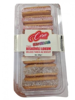 CESA 300 GR FINGER BISCUIT TURKISH DELIGHT*24