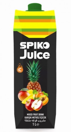 SPIKO JUICE 1 LT FRUIT JUICE MIXED*12