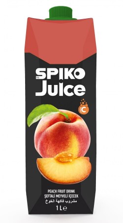 SPİKO JUICE 1 LT FRUIT JUICE PEACH*12