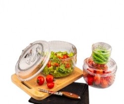 F-402 MAXI FNSTC ROUND STORAGE CONTAINER SET 4.750*12